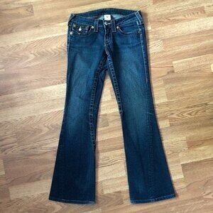 True Religion sz 26 JOEY Twisted Seam Denim Jeans